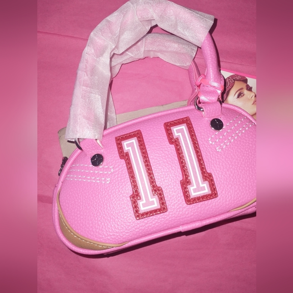 Y2K NWT Paris Hilton 90's Pink Mini Bowler Satchel Women's Bag